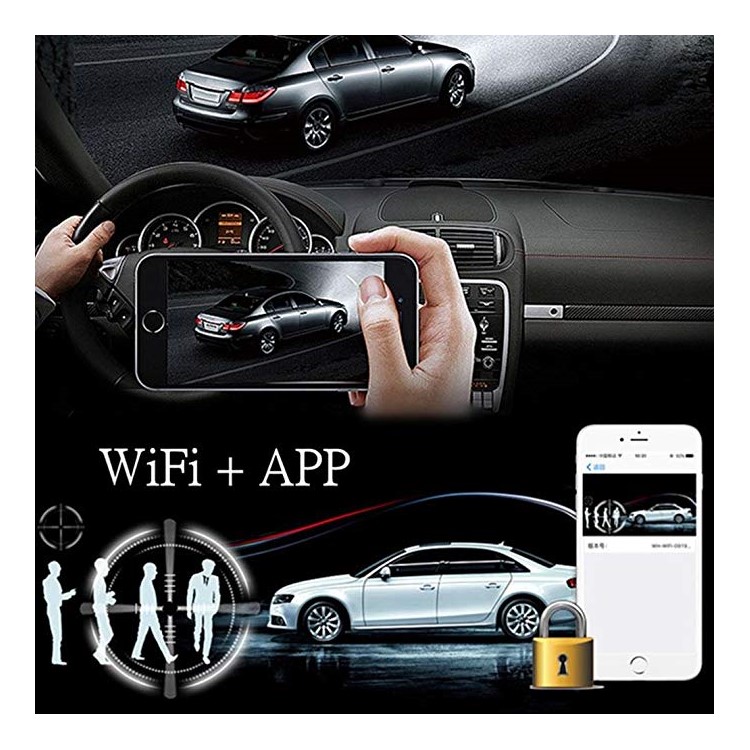 V42 Caméra De Voiture Cachée Wifi + Caméra 1080p Du Moteur Full HD Du Véhicule APP-8