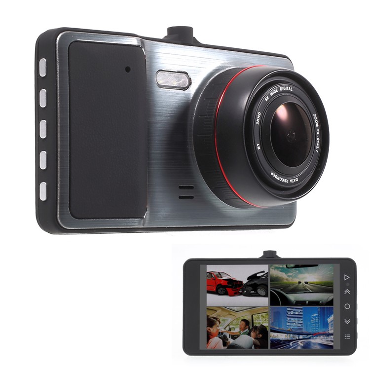 S189 4" HD Car DVR Camcorder 170° Wide Angle Camera Recorder Support Infrared Night Vision-1