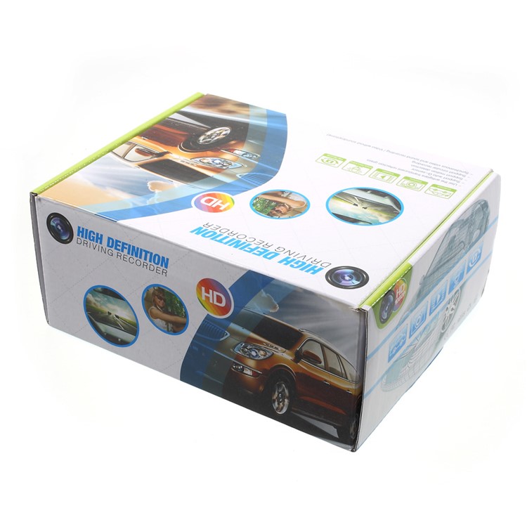 S188 4" IPS Dual Cameras Car DVR Camcorder 1080P HD 170-Degree View Angle - Black-12