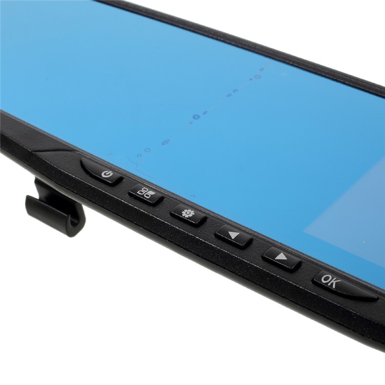 5.0 Inch FHD 1080P Single Len Car DVR Rearview Mirror Camcorder (H108)-4