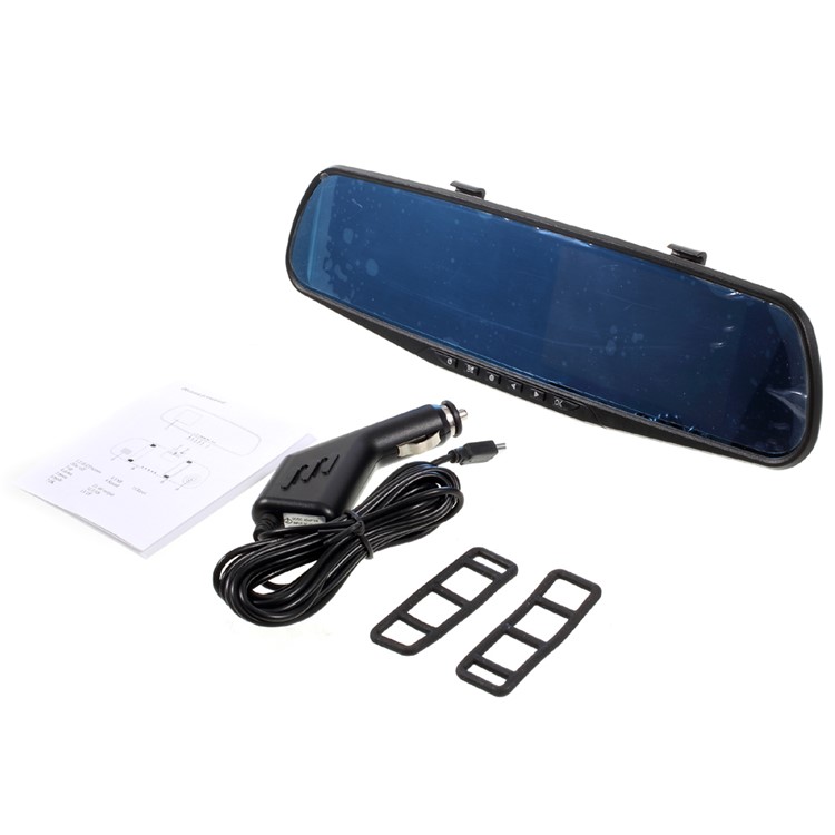 5.0 Inch FHD 1080P Single Len Car DVR Rearview Mirror Camcorder (H108)-8