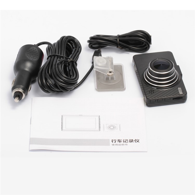 Z12 3-inch Car DVR Camcorder 1080P HD 140 Degree Wide Angle Infrared Night Vision Camera - Black-12