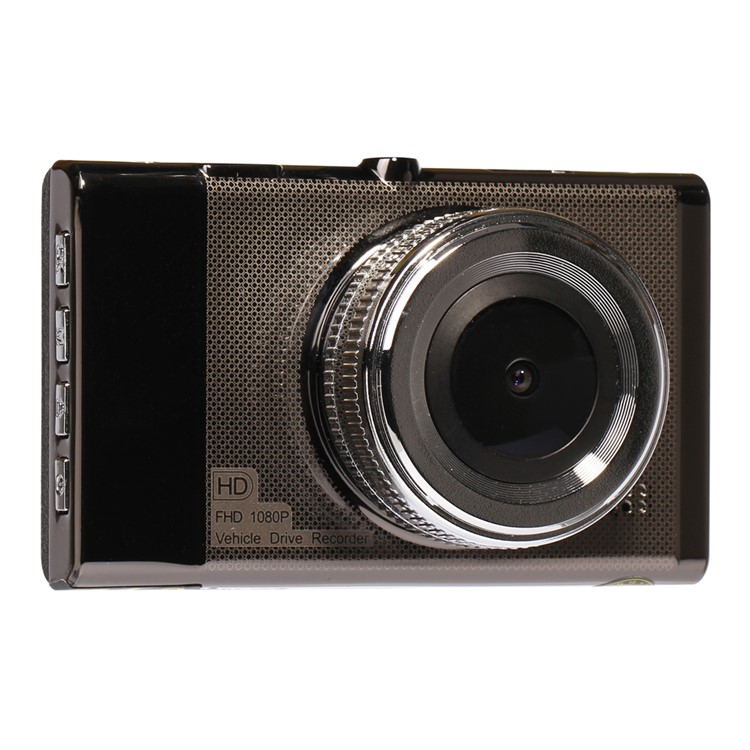 Z13 3-inch 1080P HD 170 Degree Wide Angle Infrared Night Vision Car Camera DVR Camcorder - Gold / Black-1