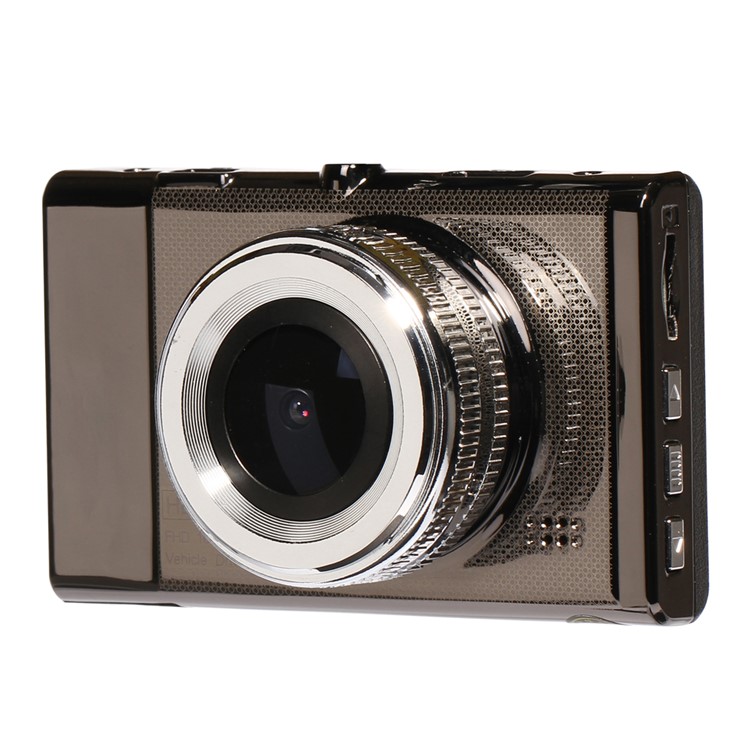 Z13 3-inch 1080P HD 170 Degree Wide Angle Infrared Night Vision Car Camera DVR Camcorder - Gold / Black-2