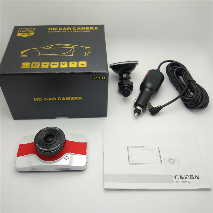 Z18 1080P Full HD 3.0-Inch Car DVR Camcorder Generalplus 2248 140-Degree Wide Angle-12