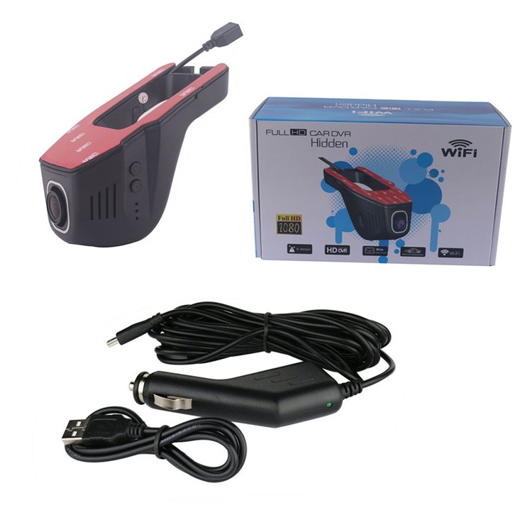 A8-D WiFi Connection No Screen Single Camera Car DVR, Support Parking Detection / G-sensor / Night Vision Etc-8