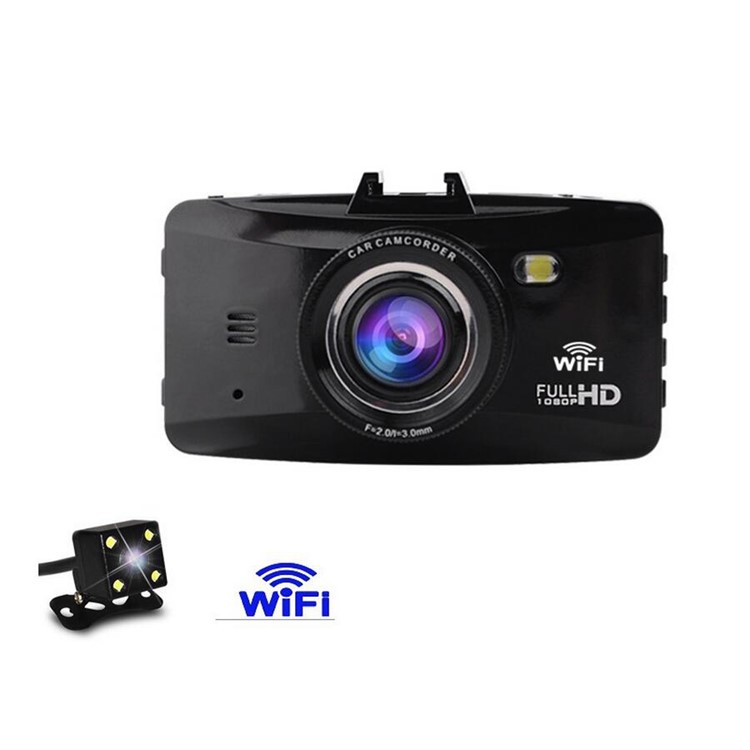 W100C WiFi Connection 2.7-inch HD Single Camera Car DVR, Support Parking Detection / G-sensor / Loop Record Etc-1