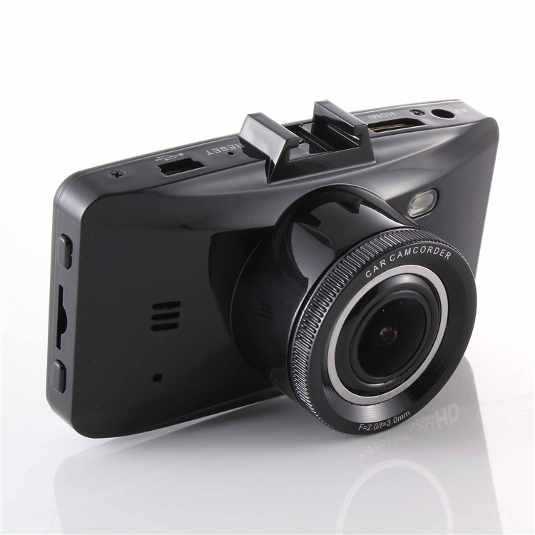 H100 Car DVR 2.7" 1080P Full HD Camcorder with Night Vision 24-Hour Parking Detection - Black-1