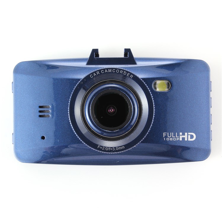 H100 2.7-inch 1080P Full HD 170 Degree Wide Angle Car DVR Camcorder - Blue-5