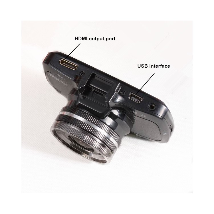 H500 2.7-inch 1080P Full HD Car DVR Camcorder with 170 Degree Wide Angle Lens - Black-10