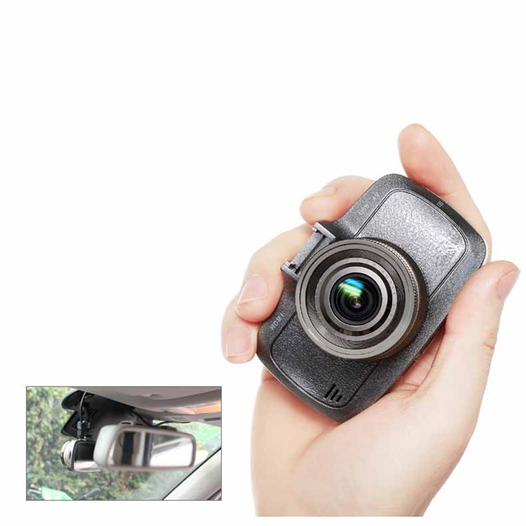 H500 1080P Full HD Car DVR 2.7" Camcorder with Night Vision Cycle Recording - Grey-1