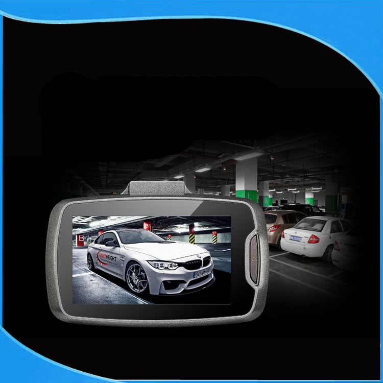 H500 1080P Full HD Car DVR 2.7" Camcorder with Night Vision Cycle Recording - Grey-2