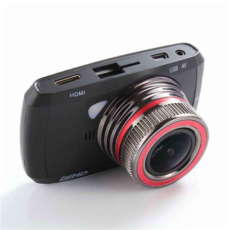 H600 1080P Full HD Car DVR 3.0-inch Camcorder ALCOR AU3522 170-Degree Wide Angle - Black-1