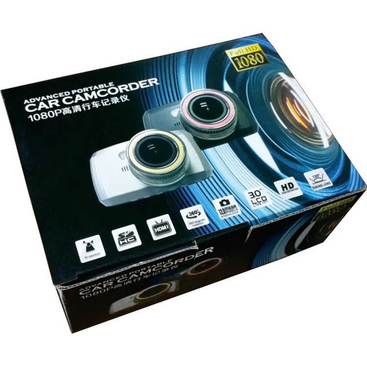 H600 1080P Full HD Car DVR 3.0-inch Camcorder ALCOR AU3522 170-Degree Wide Angle - Black-13