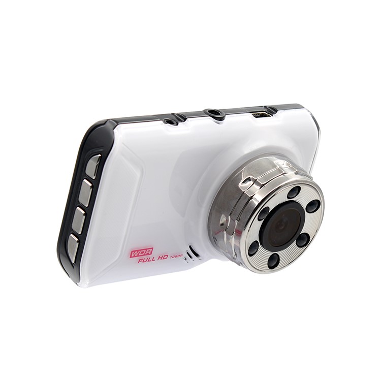 FH05H 3.0 inch 1080P Full HD Dual Lens Car DVR 170° Wide Angle Car Camera Recorder - White-8