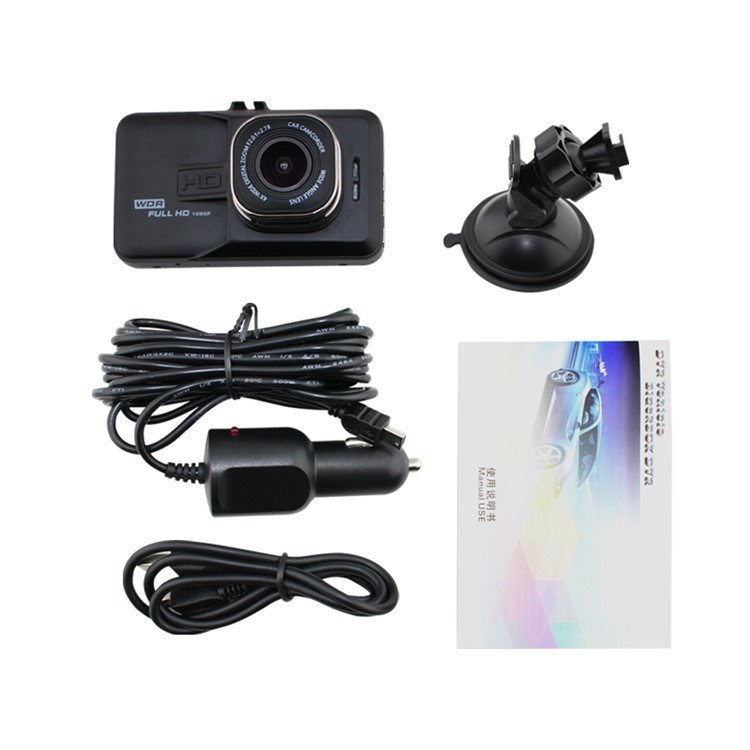 FH06 3.0 inch 1080P Full HD Car DVR 170° Wide Angle Car Camera Recorder Support G-sensor - Black-8