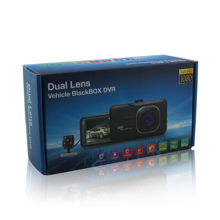 FH06H 3.0 inch 1080P HD Dual Lens Car DVR 170° Wide Angle Car Camera Recorder Support G-sensor - Black-19