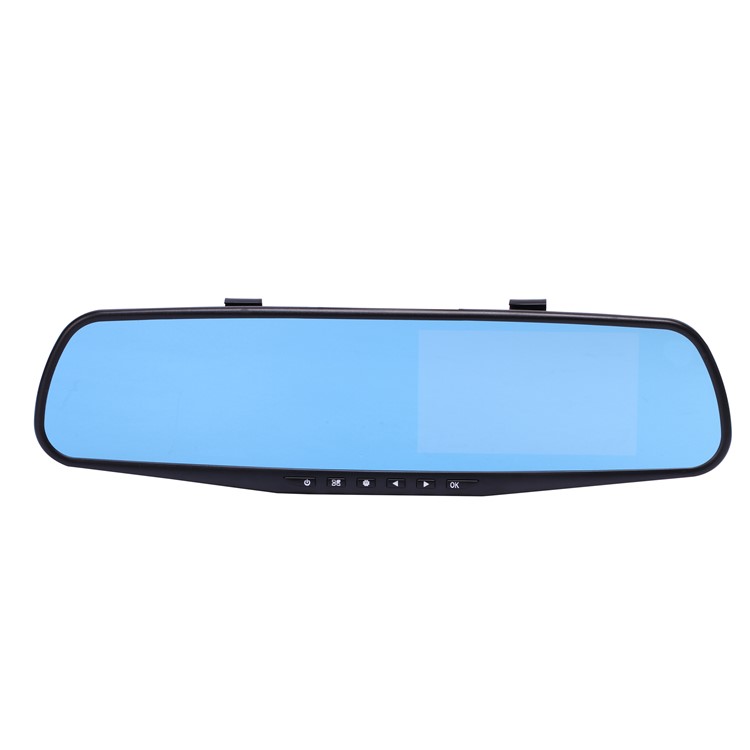 C102 4.3-inch 1080P HD Car Video Recorder Rearview Mirror Car DVR with 140 Degree Wide Angle - Black-2