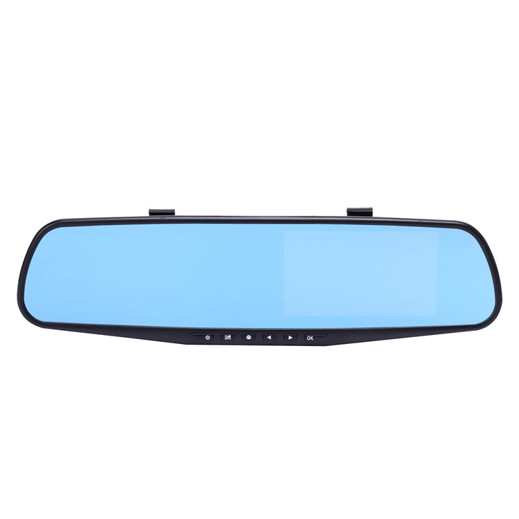 C102 4.3-inch 1080P HD Car Video Recorder Rearview Mirror Car DVR with 140 Degree Wide Angle - Black-3