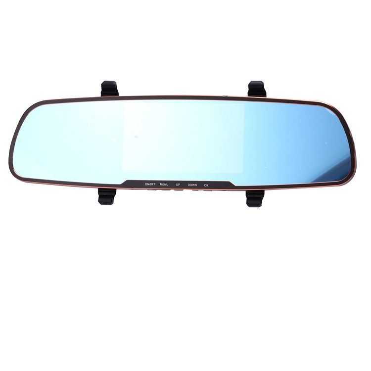C102 5-inch 2MP Dual Lens Car Video Recorder Car DVR Dash Rearview Mirror Rearview Camera-3