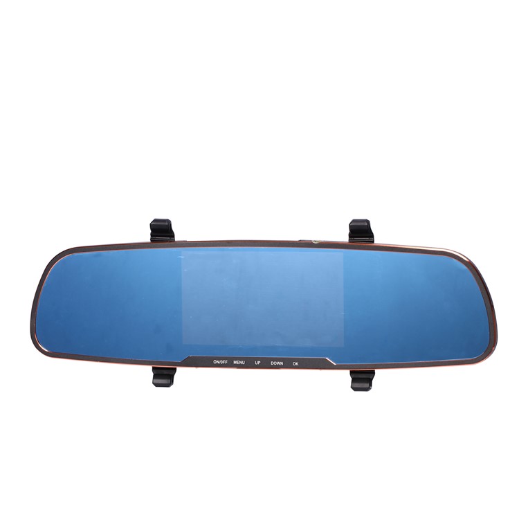 C102 5-inch 2MP Dual Lens Car Video Recorder Car DVR Dash Rearview Mirror Rearview Camera-4
