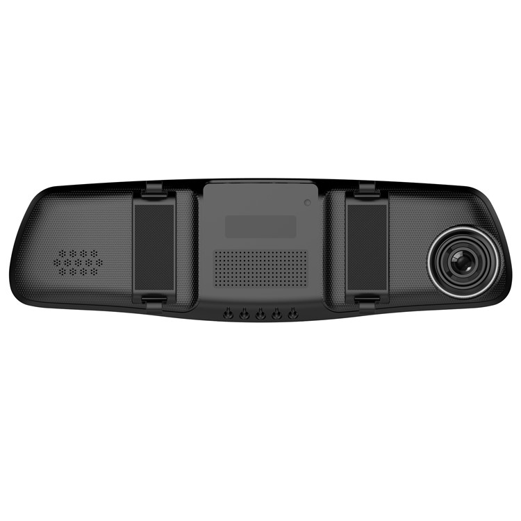 C107A 5 inch Screen 1080P HD Dual Lens Car Video Recorder Rear-view Mirror Car DVR-2