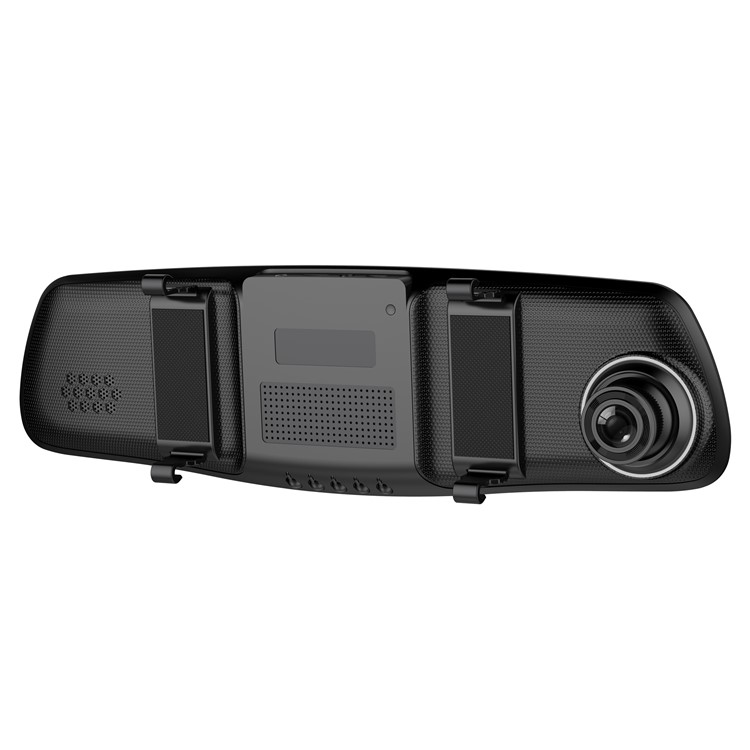 C107A 5 inch Screen 1080P HD Dual Lens Car Video Recorder Rear-view Mirror Car DVR-4