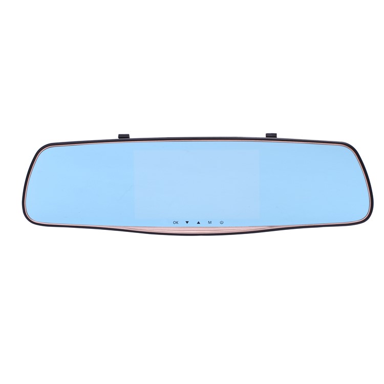 C107A 5 inch Screen 1080P HD Dual Lens Car Video Recorder Rear-view Mirror Car DVR-6