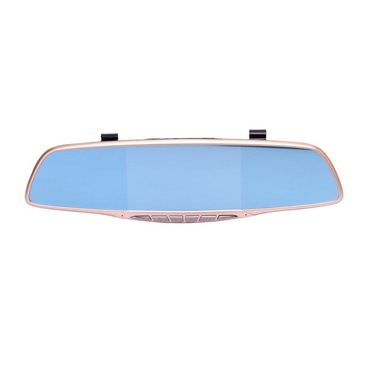 C109 5-inch Rose Gold Frame Car Video Recorder Car DVR Camera with 170 Degree Wide Angle-1