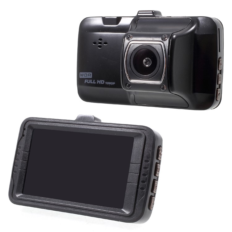 FH01 3.0 Inch Full HD 1080P Car Video Recorder Vehicle Car DVR with 170 Degree Wide Angle - Black-1
