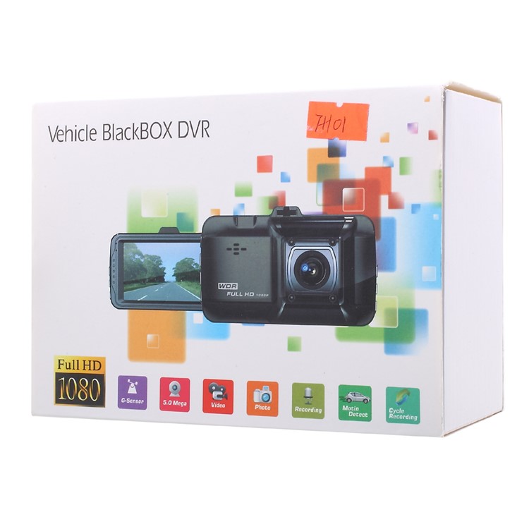 FH01 3.0 Inch Full HD 1080P Car Video Recorder Vehicle Car DVR with 170 Degree Wide Angle - Black-10