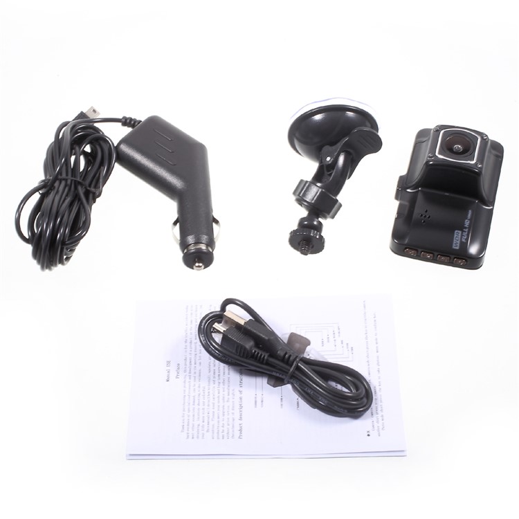 FH01 3.0 Inch Full HD 1080P Car Video Recorder Vehicle Car DVR with 170 Degree Wide Angle - Black-9