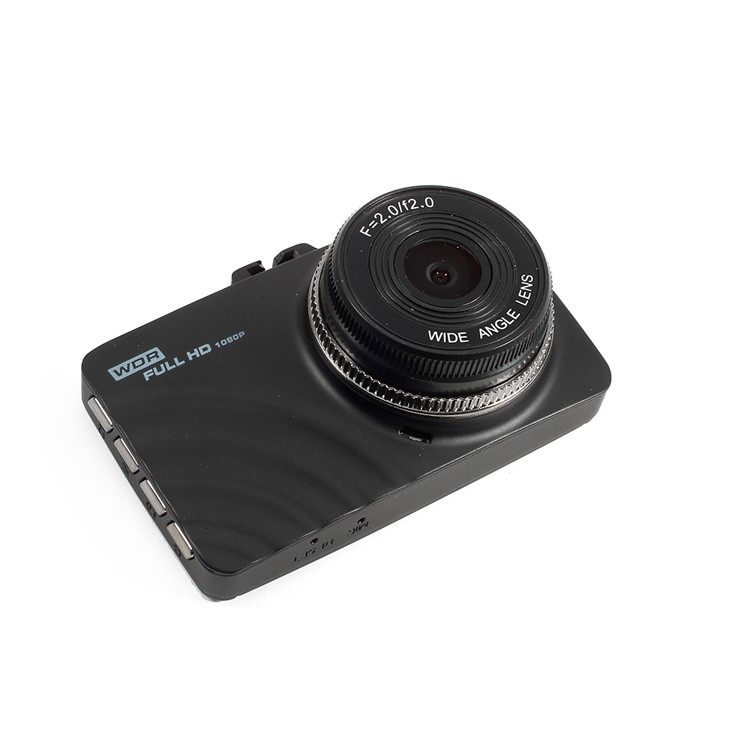 FH08H 3.0 Inch Full HD 1080P 170 Degree Wide Angle Dual Cameras Car Video Recorder Car DVR - Black-6