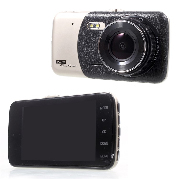 D503 4.0 inch 1080P Full HD Car DVR Video Recorder Dual Camera 170° Wide Angle Support G-sensor-1