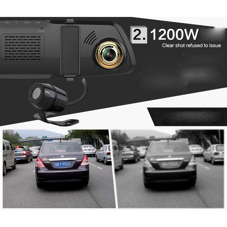 C11 5-inch Car DVR Camera Magnetic Suction Installation Video Recorder with Star Light Night Vision-6