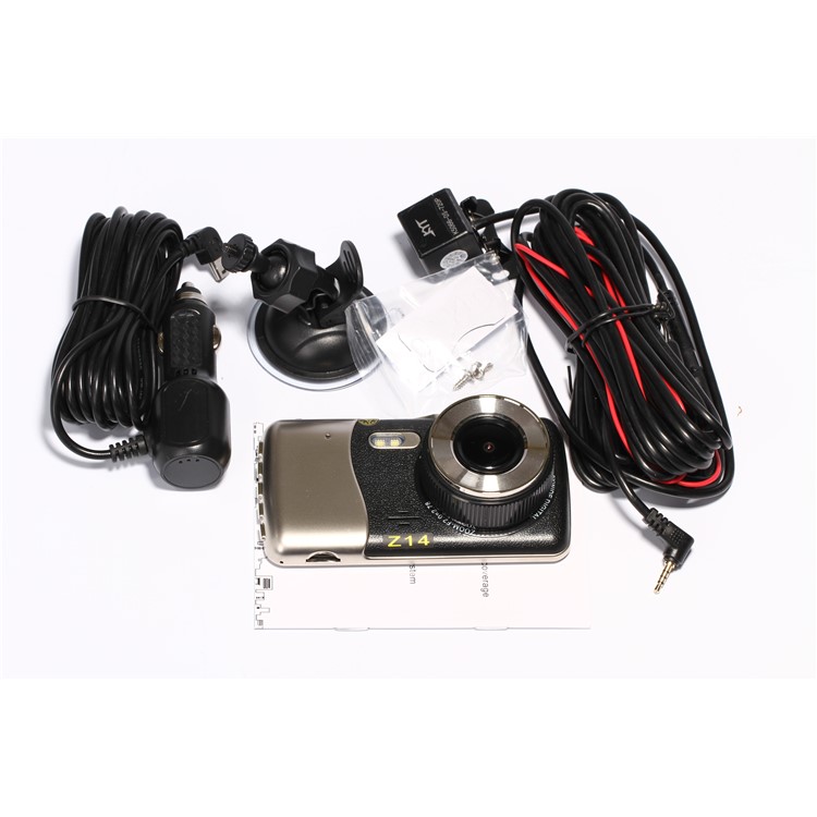 Z14 4.0 inch Full HD Dual Lens Car DVR 170° Wide Angle Car Camera Recorder with Parking Monitor-13