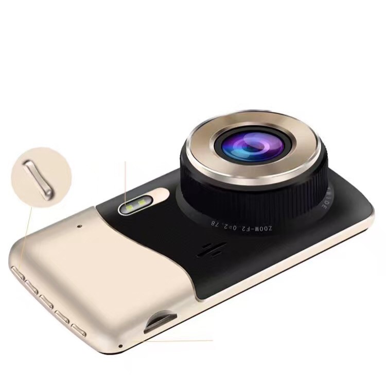Z14 4.0 inch Full HD Dual Lens Car DVR 170° Wide Angle Car Camera Recorder with Parking Monitor-2