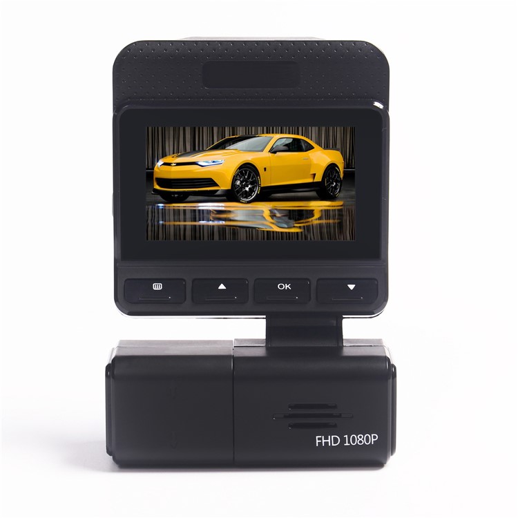 M8 2.45 Inch 1080P FHD Mini Car DVR 360 Degree Rotary Lens Car Dash Camera Video DVR - Black-6