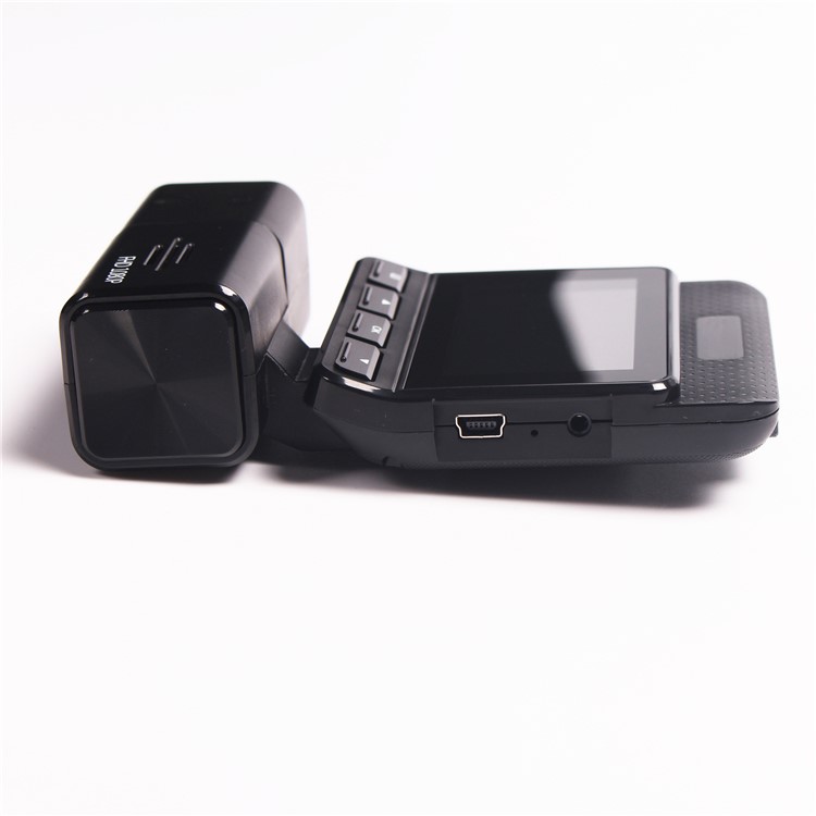M8 2.45 Inch 1080P FHD Mini Car DVR 360 Degree Rotary Lens Car Dash Camera Video DVR - Black-8