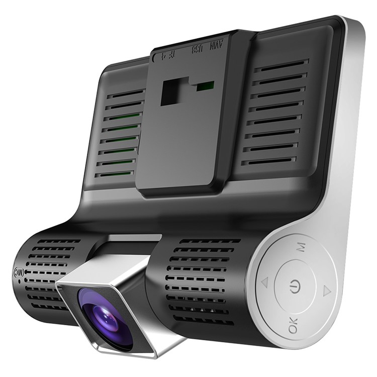 T2 4.0" Dash Cam Car DVR Camera Full HD 1080P Front Camera + Rear view Camera + Inside Camera Three Cameras-5