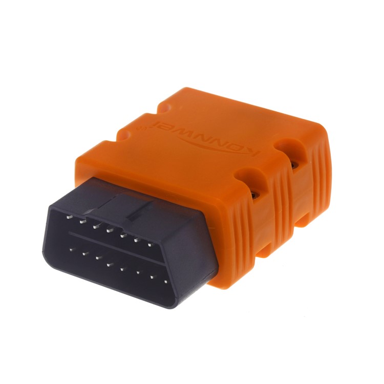 KONNWEI KW902 ELM327 WiFi OBD 2 Auto Diagnostic Reader Work on iOS/Android Devices (CE,RoHS,FCC) - Orange-4