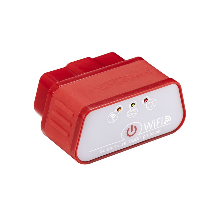 KONNWEI KW903 ELM327 WiFi OBDII Auto OBD2 Code Reader Diagnostic Tool for Android iOS - Red-2