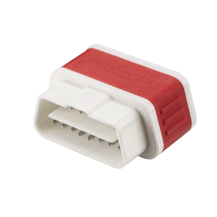 KONNWEI KW903 Bluetooth OBD-II OBD2 Auto Fault Detector Diagnostic Tool Mini ELM327 Auto Code Reader - White / Red-2