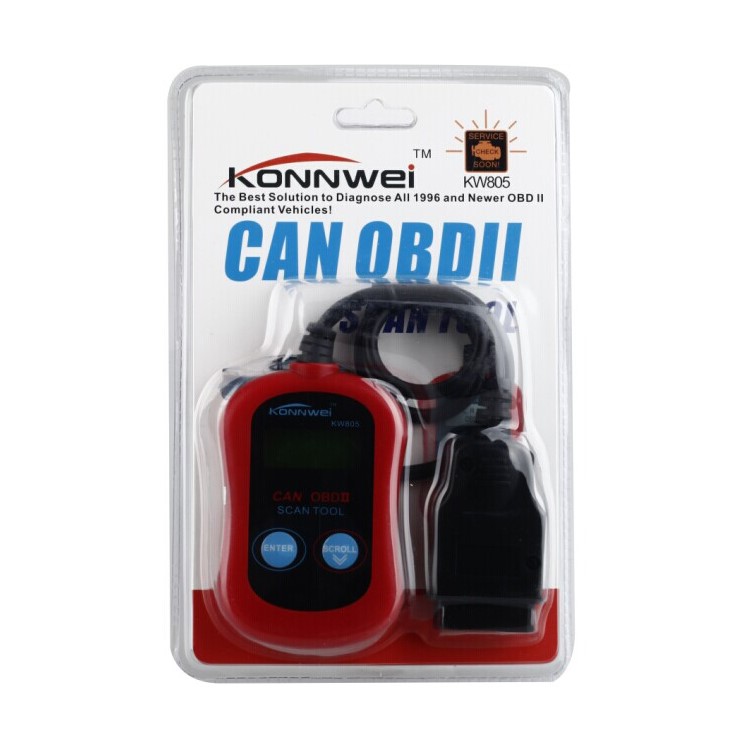 KONNWEI KW805 Car Auto Diagnostic Scanner OBD2 OBDII CAN Code Reader Scanner (CE)-3