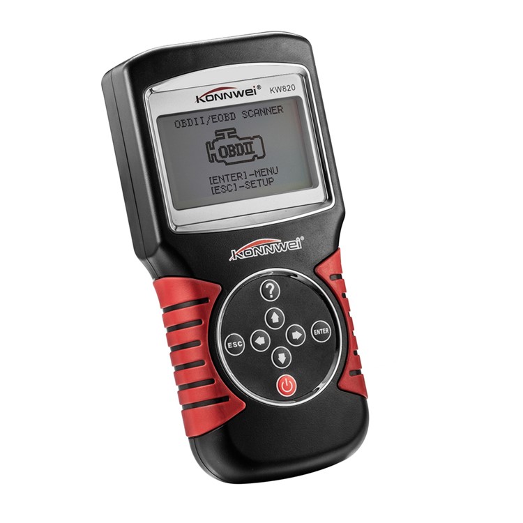 KONNWEI KW820 OBDII / Herramienta de escáner de lector de código de coche EOBD para vehículos de EE.UU. / Asia / Europa-1