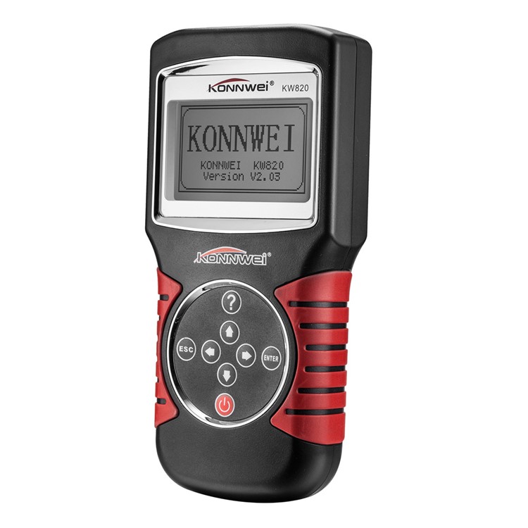 KONNWEI KW820 OBDII / Herramienta de escáner de lector de código de coche EOBD para vehículos de EE.UU. / Asia / Europa-4