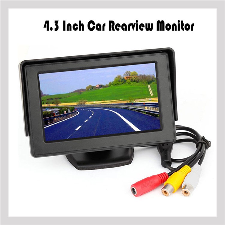 PZ603 4.3 inch Rear View Monitor + Night Vision Camera Intelligent Parking Assistance Kit-3