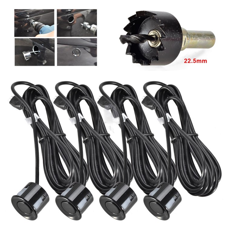 PZ604 4.3-inch Rear View LCD Car Parking Sensor Reverse Radar Alert Alarm System with 4 Sensors-7