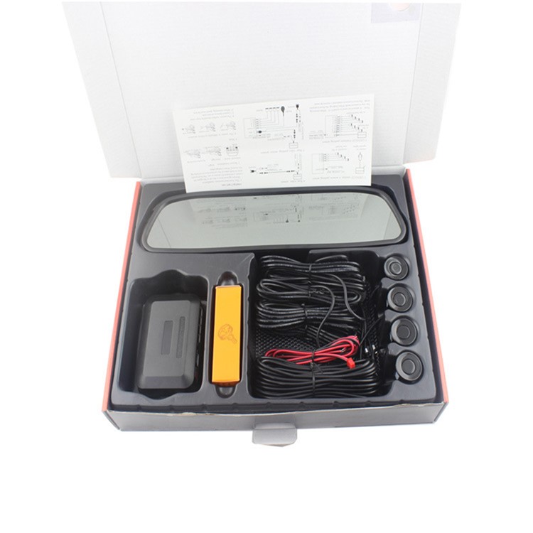 PZ604 4.3-inch Rear View LCD Car Parking Sensor Reverse Radar Alert Alarm System with 4 Sensors-8