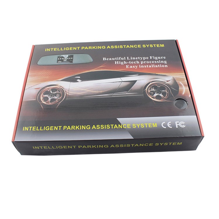 PZ604 4.3-inch Rear View LCD Car Parking Sensor Reverse Radar Alert Alarm System with 4 Sensors-9